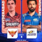 SRH VS MI Dream 11 Prediction 2024|Sunrisers Hyderabad vs Mumbai Indians – 8th Match of the Indian Premier League, 2024 at Rajiv Gandhi International Stadium, Hyderabad